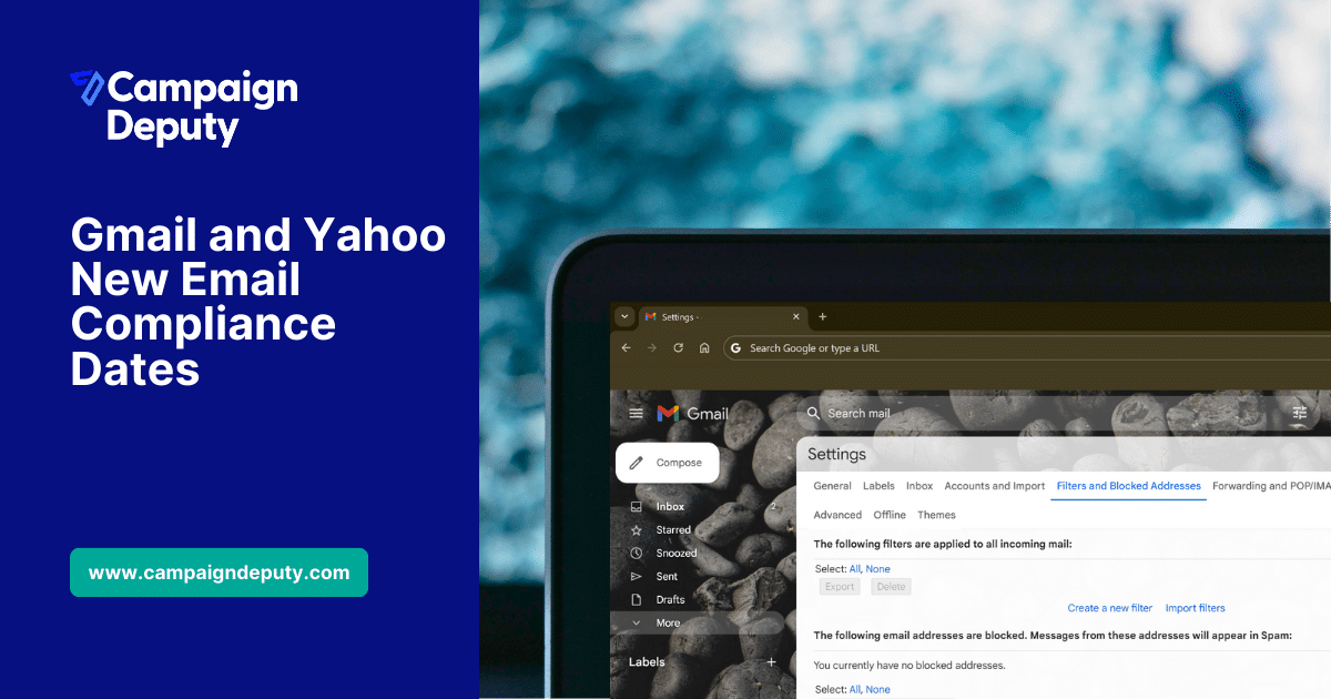 Gmail and Yahoo email compliance updates