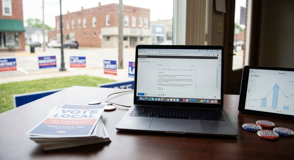 Email marketing for down-ballot political campaigns