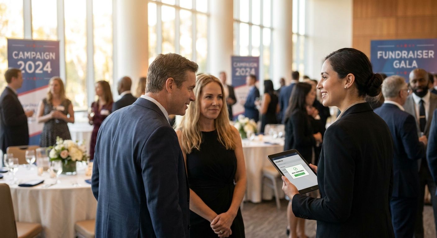 Event RSVP software for campaign fundraisers