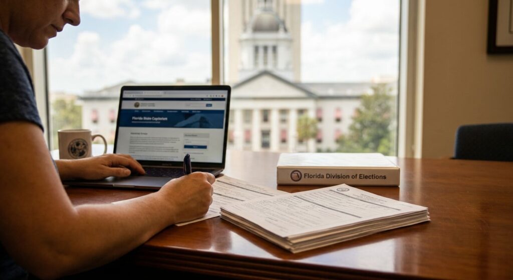 How to file a campaign finance report in Florida