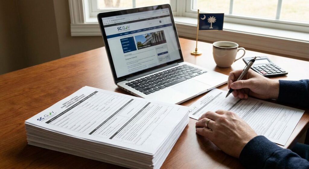 How to file a campaign finance report in South Carolina
