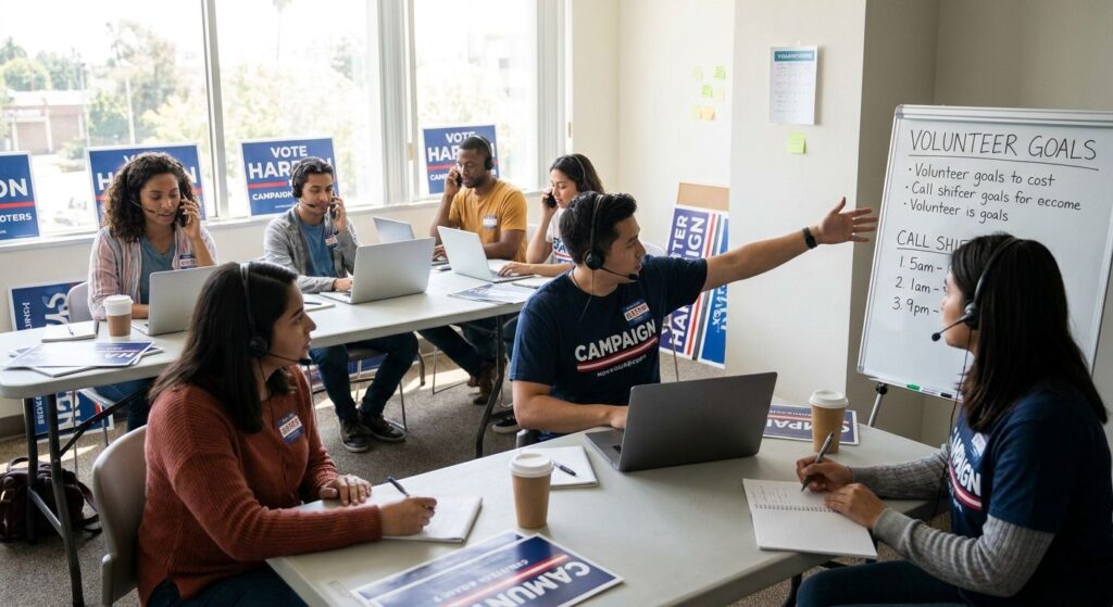 How to recruit call time volunteers for a campaign
