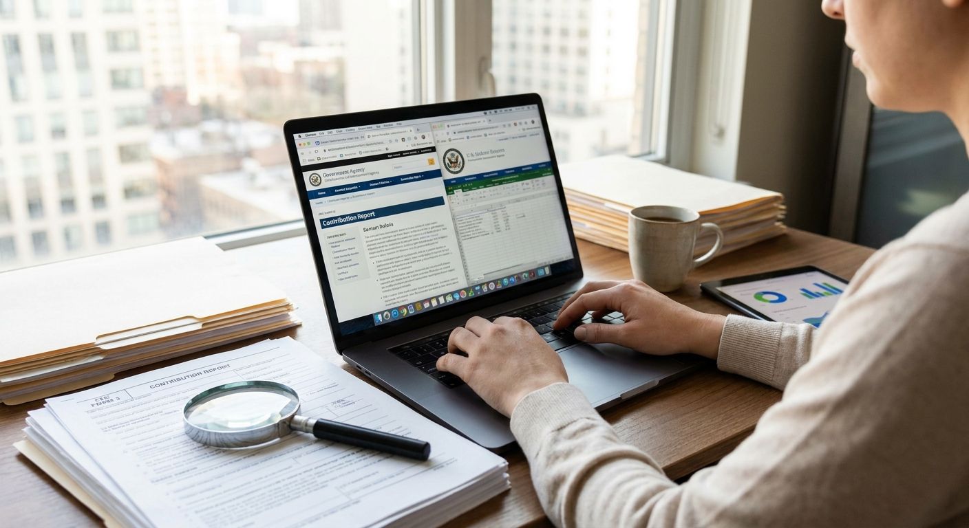 How to research an opponent's FEC filings