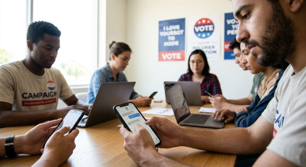 How to text voters for a political campaign compliantly