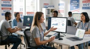 Phone banking software for political campaigns