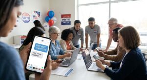 Texting platform for get-out-the-vote campaigns