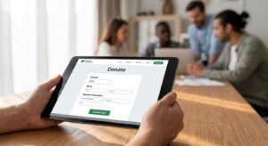 Web forms for nonprofit donation pages