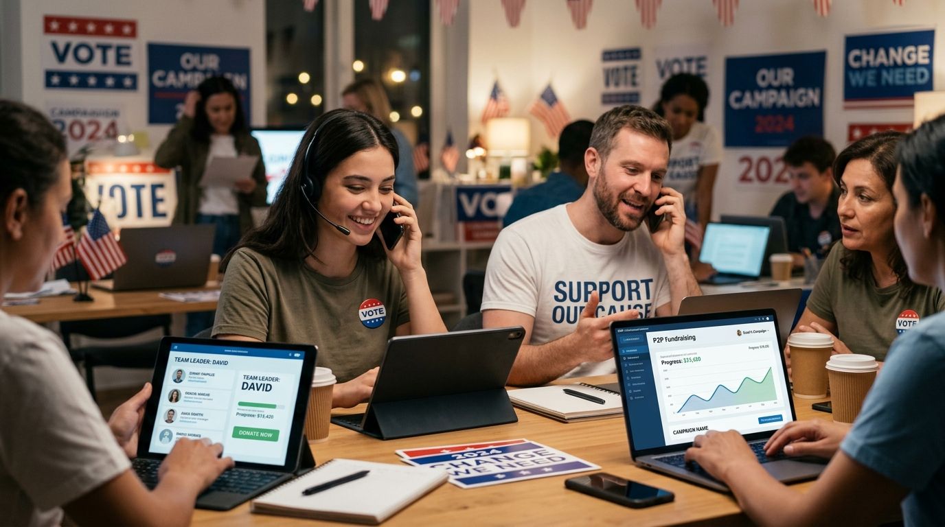 Best peer-to-peer fundraising software for political campaigns