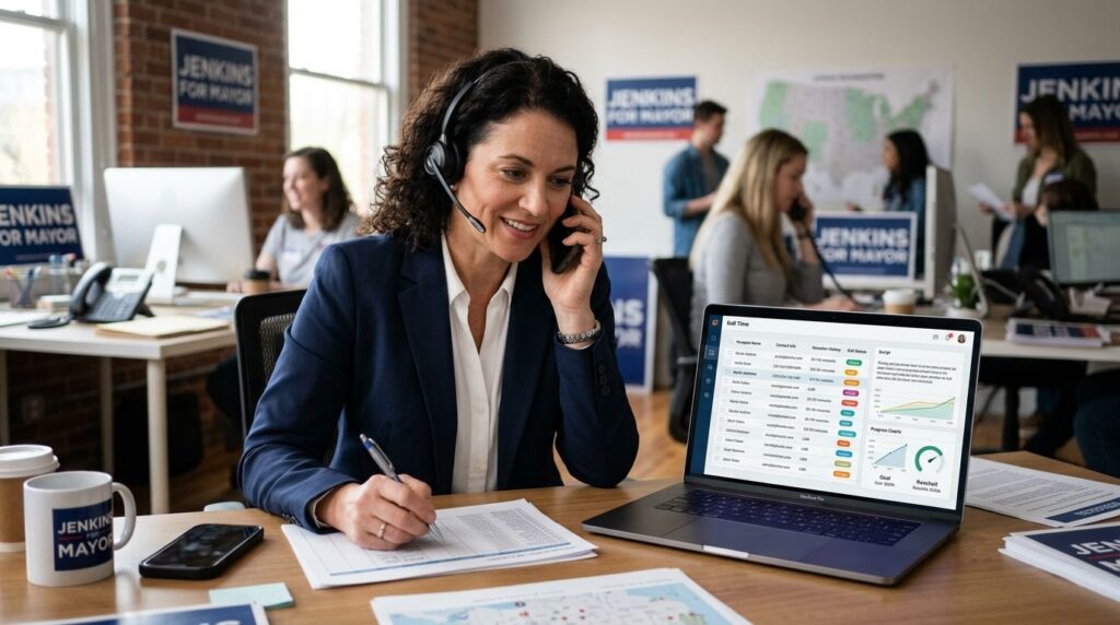 Call time software for mayoral candidates