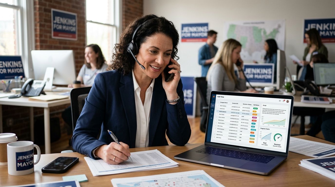 Call time software for mayoral candidates