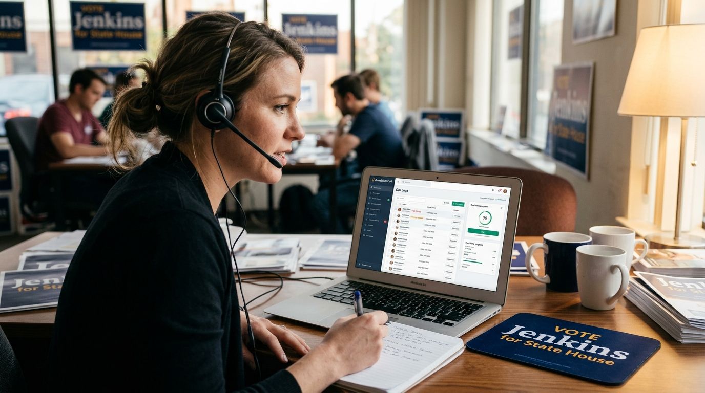 Call time software for state house candidates