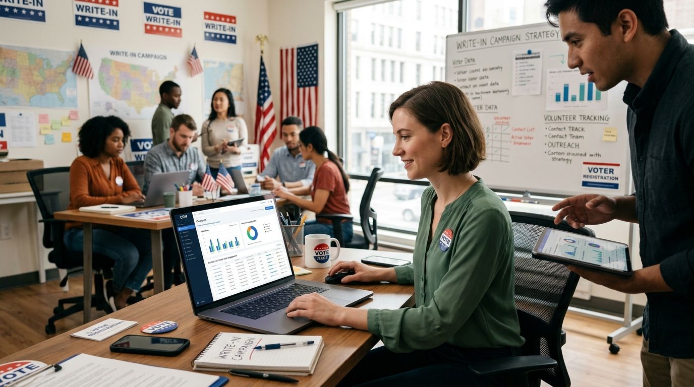CRM for write-in candidate campaigns