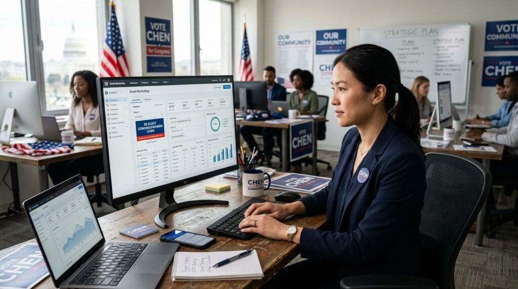 Email marketing software for congressional campaigns