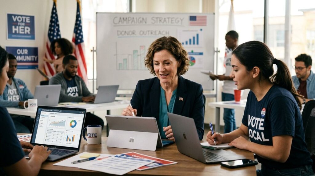 Fundraising CRM for congressional candidates