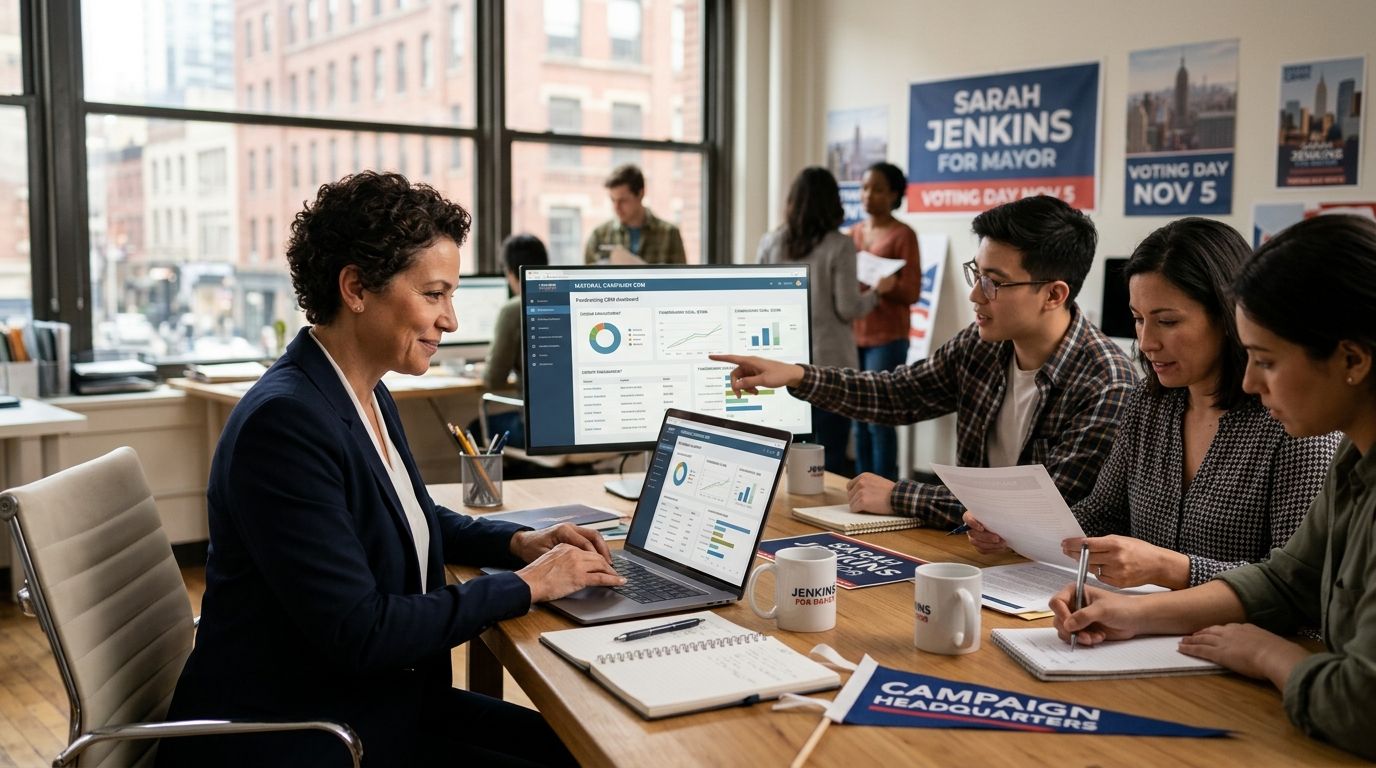 Fundraising CRM for mayoral campaigns