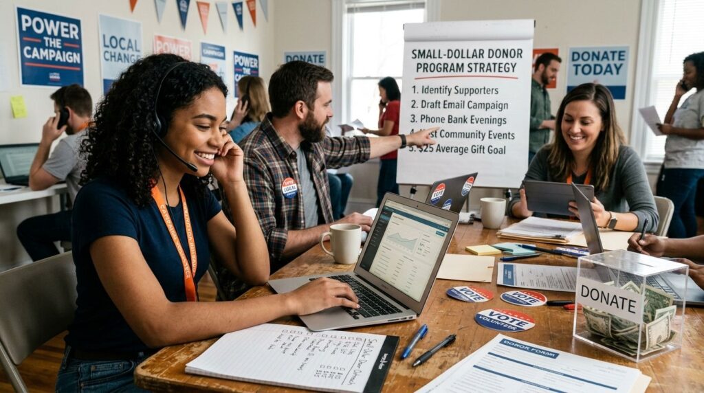 How to build a small-dollar donor program for a political campaign