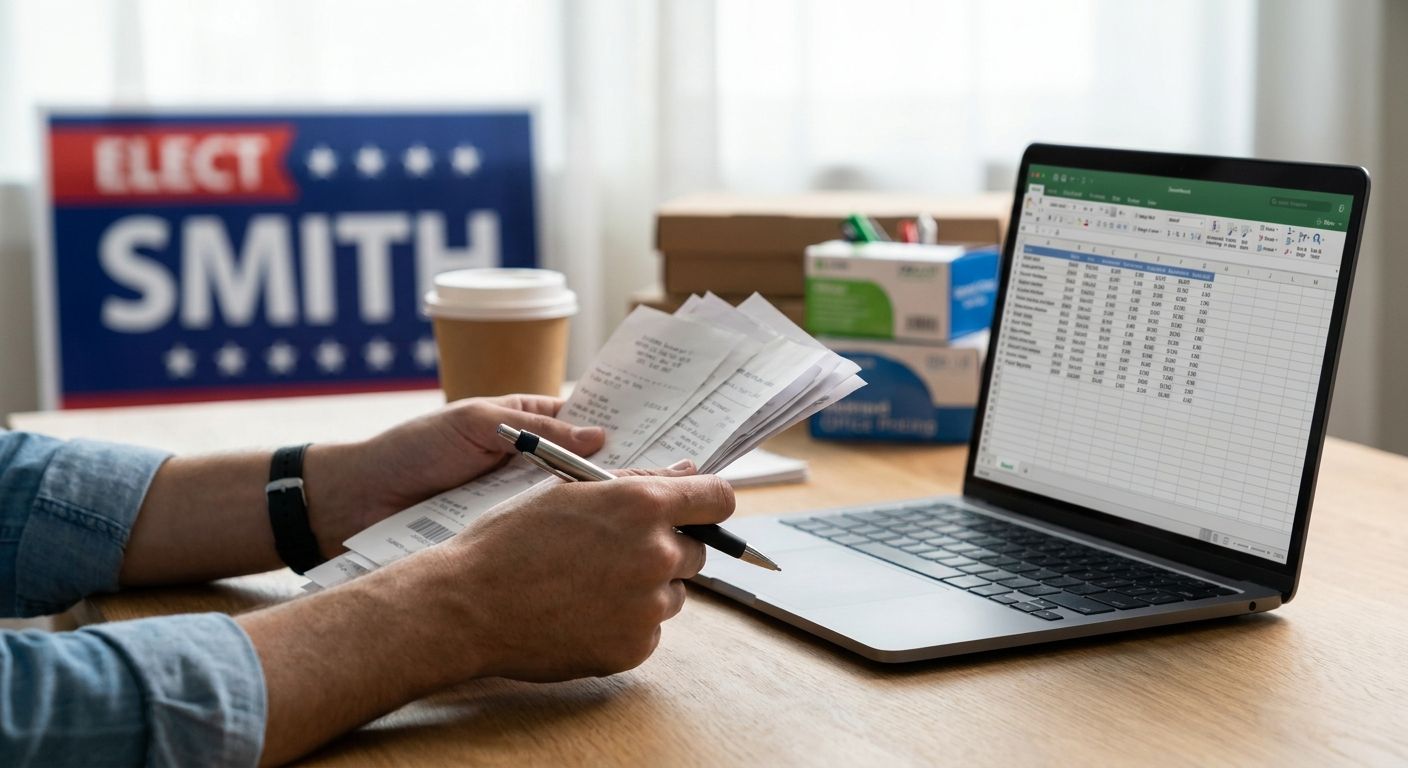 How to disclose in-kind contributions on a campaign finance report