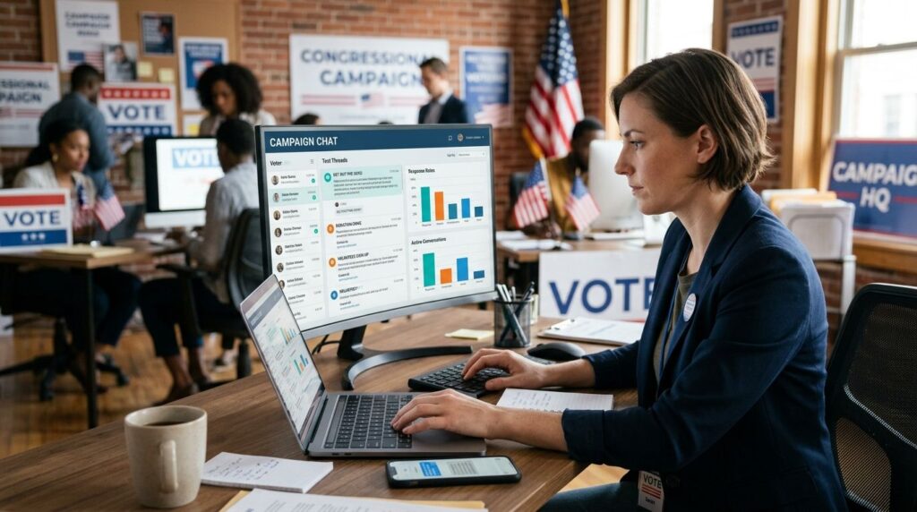 Texting platform for congressional campaigns