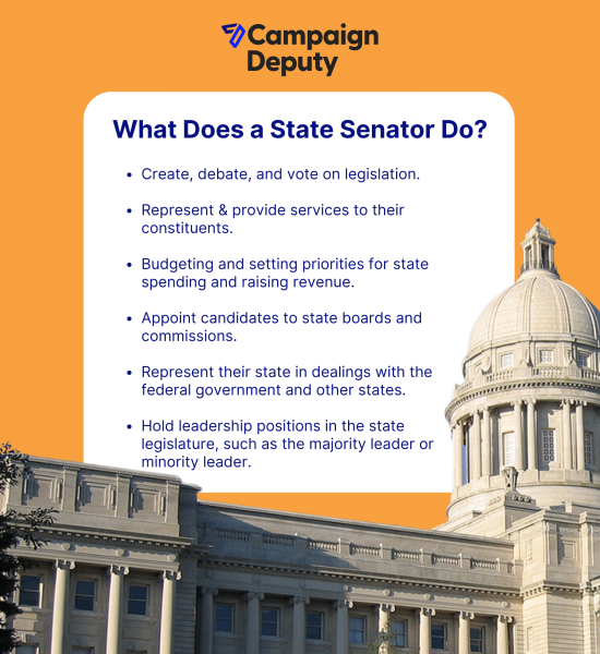 Campaign Deputy, What Does a State's Senator Do?